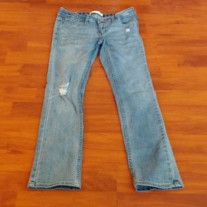 Levi's kids slight ripped light blue jeans
